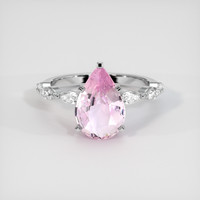 2.12 Ct. Sapphire Ring, 14K White Gold 1