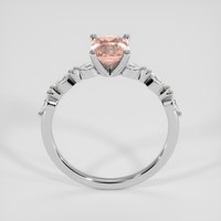 1.03 Ct. Padparadscha Sapphire Ring, 14K White Gold 3