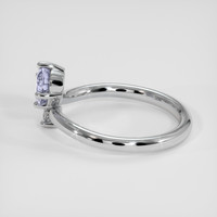 1.41 Ct. Violet Sapphire Ring, 14K White Gold 4