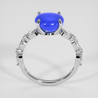4.80 Ct. Blue Sapphire Ring, 14K White Gold 3