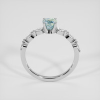 0.61 Ct. Bi Color Sapphire Ring, 14K White Gold 3