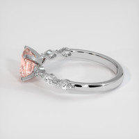 1.18 Ct. Sapphire Ring, 14K White Gold 4