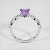 1.16 Ct. Purple Sapphire Ring, 14K White Gold 3