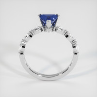 1.31 Ct. Blue Sapphire Ring, 18K White Gold 3