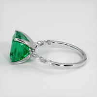 3.75 Ct. Emerald Ring, 18K White Gold 4