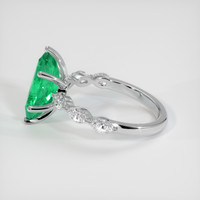 1.90 Ct. Emerald Ring, 18K White Gold 4