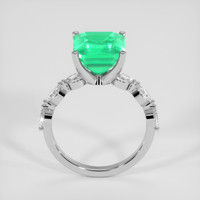 3.78 Ct. Emerald Ring, 18K White Gold 3