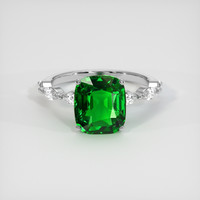 3.01 Ct. Gemstone Ring, 18K White Gold 1