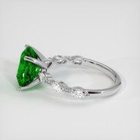 3.01 Ct. Gemstone Ring, 18K White Gold 4