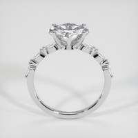 2.02 Ct. White Sapphire Ring, 18K White Gold 3