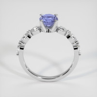 1.42 Ct. Violet Sapphire Ring, 18K White Gold 3
