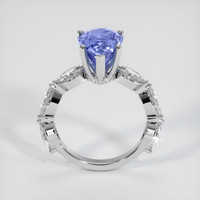4.70 Ct. Blue Sapphire Ring, 18K White Gold 3