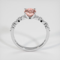 1.18 Ct. Sapphire Ring, 18K White Gold 3