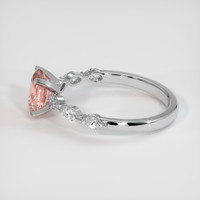 1.18 Ct. Sapphire Ring, 18K White Gold 4