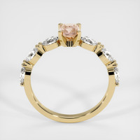 0.49 Ct. Padparadscha Sapphire Ring, 10K Yellow Gold 3