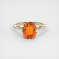 6.15 Ct. Gemstone Ring, 14K Yellow Gold 1