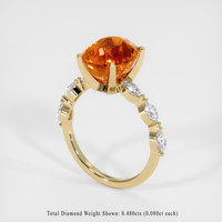 6.15 Ct. Gemstone Ring, 14K Yellow Gold 2