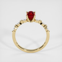 1.01 Ct. Ruby Ring, 14K Yellow Gold 3