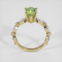 2.27 Ct. Bi Color Sapphire Ring, 14K Yellow Gold 3