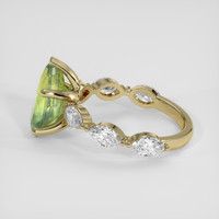 2.27 Ct. Bi Color Sapphire Ring, 14K Yellow Gold 4