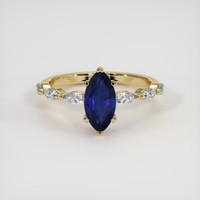 1.28 Ct. Sapphire Ring, 14K Yellow Gold 1