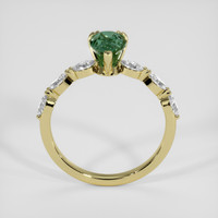 1.51 Ct. Bluish Green Sapphire Ring, 14K Yellow Gold 3