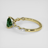 1.51 Ct. Bluish Green Sapphire Ring, 14K Yellow Gold 4