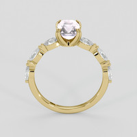1.57 Ct. Pink Sapphire Ring, 14K Yellow Gold 3