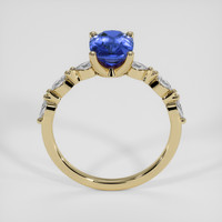 1.34 Ct. Blue Sapphire Ring, 14K Yellow Gold 3