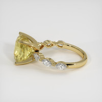 6.18 Ct. Yellow Sapphire Ring, 14K Yellow Gold 4