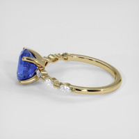 1.56 Ct. Blue Sapphire Ring, 14K Yellow Gold 4