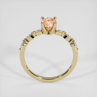 1.02 Ct. Padparadscha Sapphire Ring, 14K Yellow Gold 3