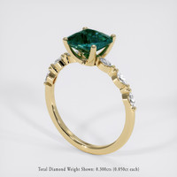 2.07 Ct. Bi Color Sapphire Ring, 14K Yellow Gold 2