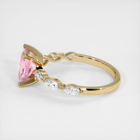 1.71 Ct. Pink Sapphire Ring, 14K Yellow Gold 4