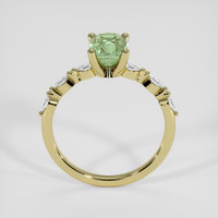 1.42 Ct. Yellowish Green Sapphire Ring, 14K Yellow Gold 3