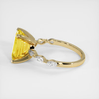4.96 Ct. Yellow Sapphire Ring, 14K Yellow Gold 4