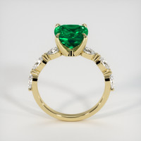 2.41 Ct. Emerald Ring, 18K Yellow Gold 3