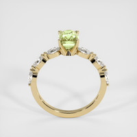 1.73 Ct. Yellowish Green Sapphire Ring, 18K Yellow Gold 3
