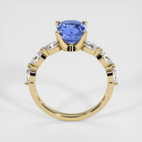 2.15 Ct. Blue Sapphire Ring, 18K Yellow Gold 3