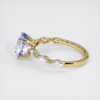 2.44 Ct. Bi Color Sapphire Ring, 18K Yellow Gold 4