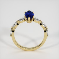 1.28 Ct. Sapphire Ring, 18K Yellow Gold 3
