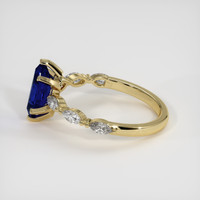 1.28 Ct. Sapphire Ring, 18K Yellow Gold 4