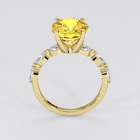 5.10 Ct. Yellow Sapphire Ring, 18K Yellow Gold 3