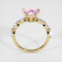 1.96 Ct. Pink Sapphire Ring, 18K Yellow Gold 3