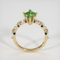 1.48 Ct. Green Sapphire Ring, 18K Yellow Gold 3