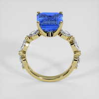 5.06 Ct. Blue Sapphire Ring, 18K Yellow Gold 3