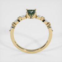0.33 Ct. Bi Color Sapphire Ring, 18K Yellow Gold 3