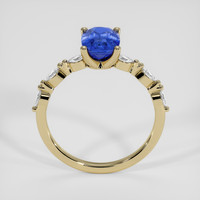 1.31 Ct. Blue Sapphire Ring, 18K Yellow Gold 3