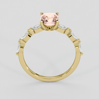 1.79 Ct. Padparadscha Sapphire Ring, 18K Yellow Gold 3