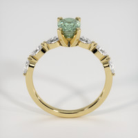 1.61 Ct. Green Sapphire Ring, 18K Yellow Gold 3